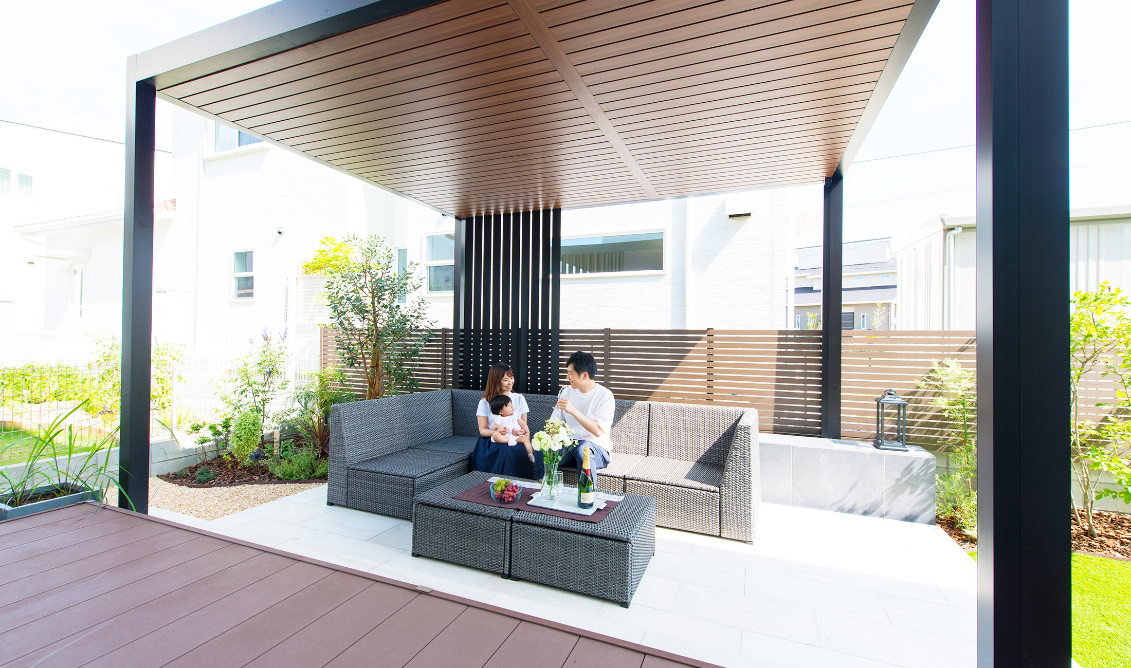 お客様インタビュー福岡  庭リフォーム「我が家の庭が輝いて見えます！」